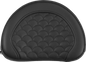 SADDLEMEN Contoured Sissy Bar Pad - Dragon Scale - Black Stitch 051320900
