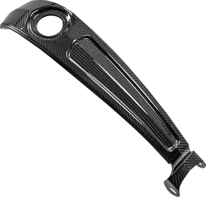 SADDLEMEN Dash Console - Center Fill - Carbon Fiber/Gloss - Harley-Davidson® - Softail CF-818-30-002