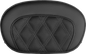 SADDLEMEN Mini Contour Sissy Bar Pad - Lattice Stitch - Gray Stitch 061018402