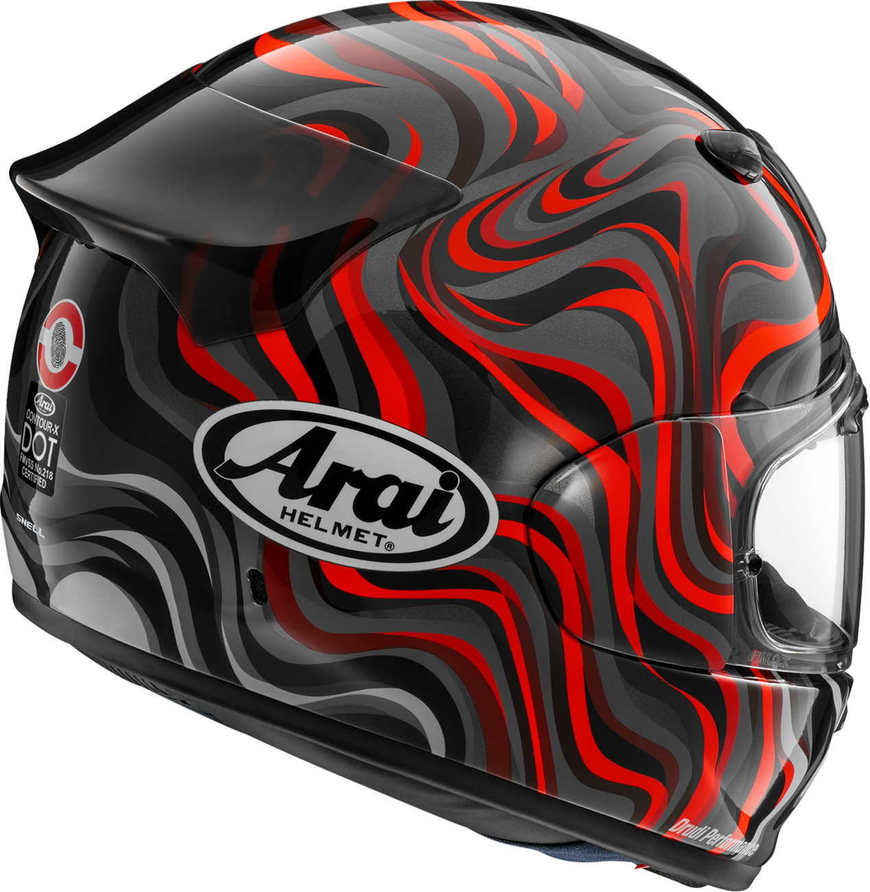ARAI HELMETS Contour-X Helmet - Swirl - Red - 2XL 0101-20196