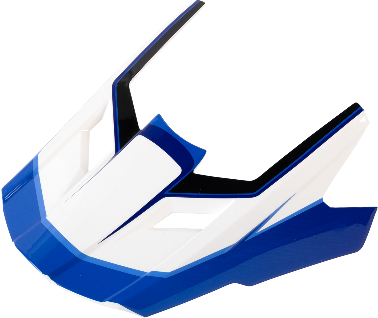 Z1R Dirt Maxx Visor Kit - Vortex Blue/White for XS-M Sizes (Part #0132-1929)