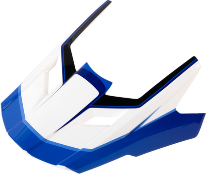 Z1R Dirt Maxx Visor Kit - Vortex Blue/White for XS-M Sizes (Part #0132-1929)