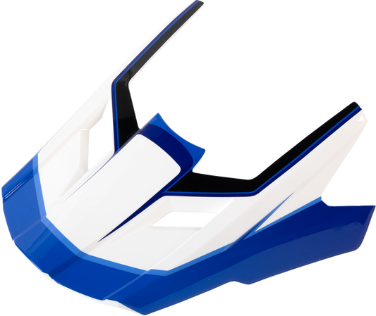 Z1R Dirt Maxx Visor Kit - Vortex Blue/White for XS-M Sizes (Part #0132-1929)