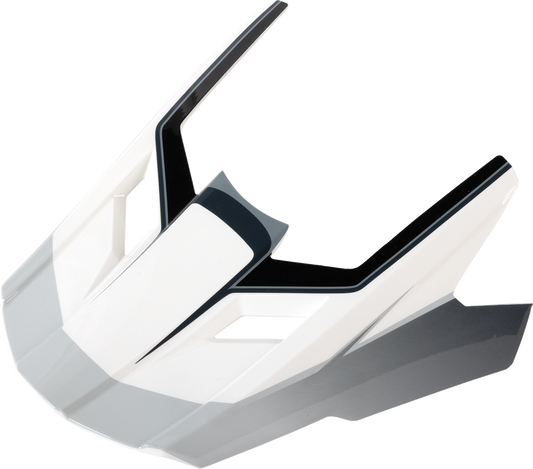 Z1R Dirt Maxx Visor Kit - Vortex - Black/White/Gray - XS-M 0132-1935