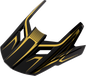 Z1R Dirt Maxx Visor Kit - Monogram - Black/Gold - XS-M 0132-1942