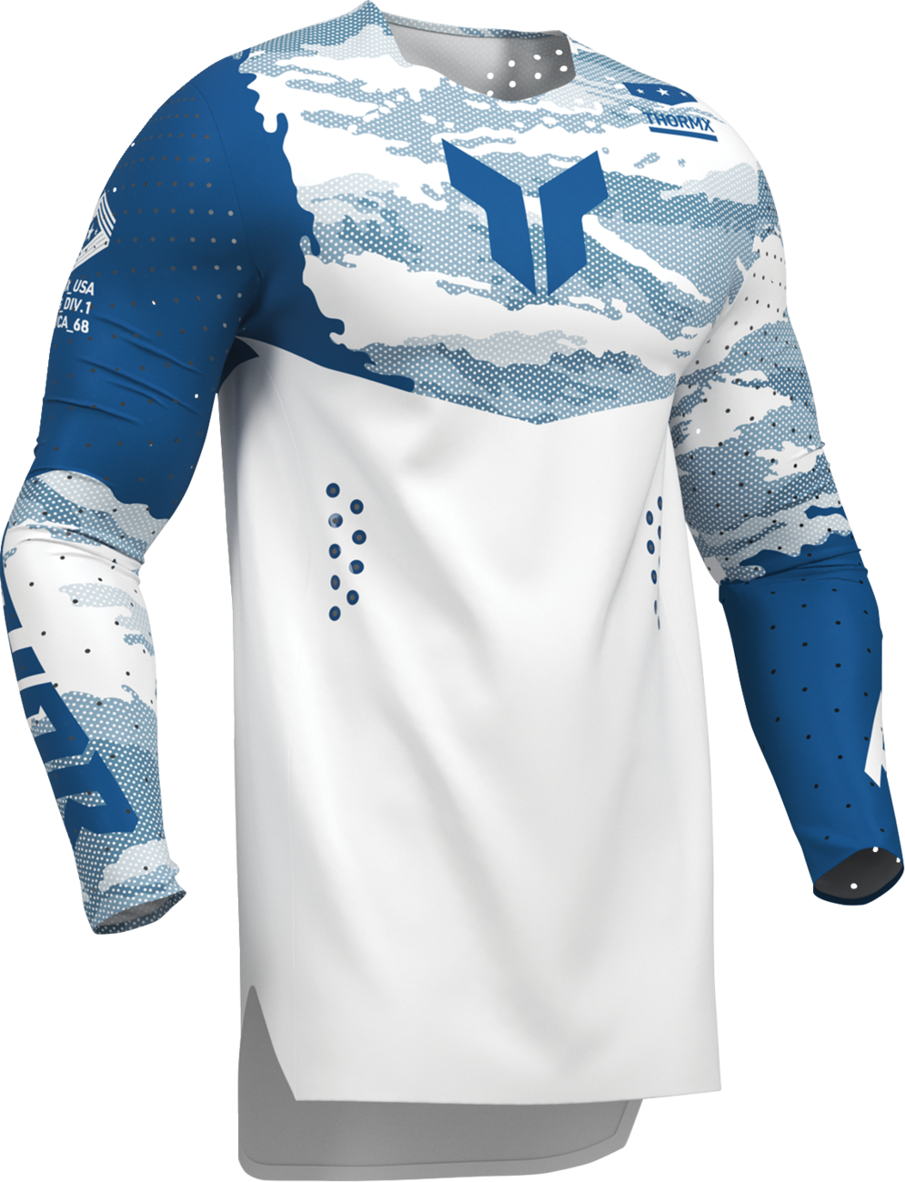 THOR Sportmode Recon LE Jersey - White/Blue - Large 2910-9079
