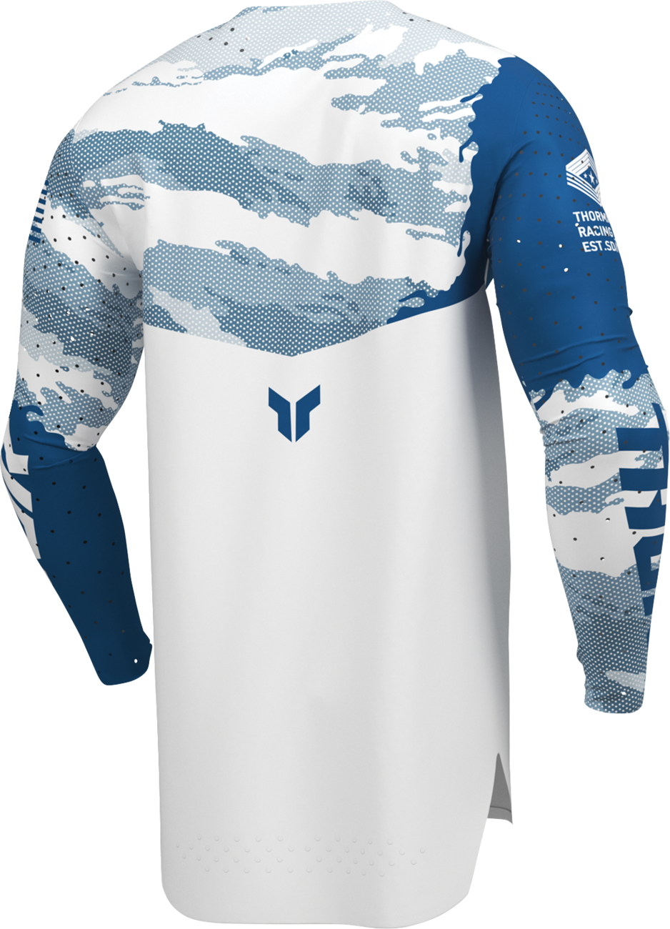 THOR Sportmode Recon LE Jersey - White/Blue - Large 2910-9079