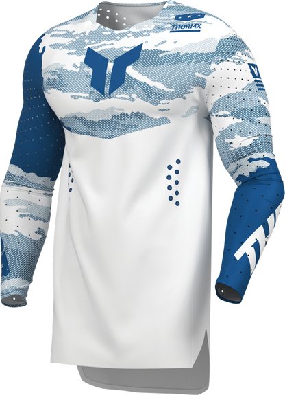 THOR Sportmode Recon LE Jersey - White/Blue - Large 2910-9079
