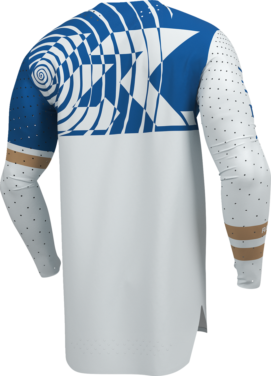 THOR Sportmode Mind Control Jersey - Light Gray/Blue - XL 2910-8770