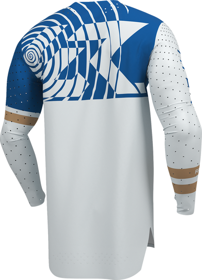 THOR Sportmode Mind Control Jersey - Light Gray/Blue - XL 2910-8770