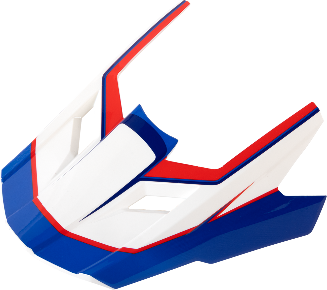 Z1R Dirt Maxx Visor Kit - Vortex - Red/White/Blue - XS-M 0132-1940