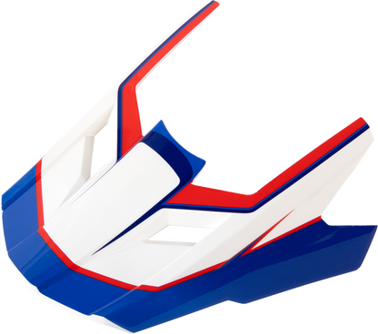 Z1R Dirt Maxx Visor Kit - Vortex - Red/White/Blue - XS-M 0132-1940