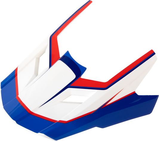 Z1R Dirt Maxx Visor Kit - Vortex - Red/White/Blue - XS-M 0132-1940