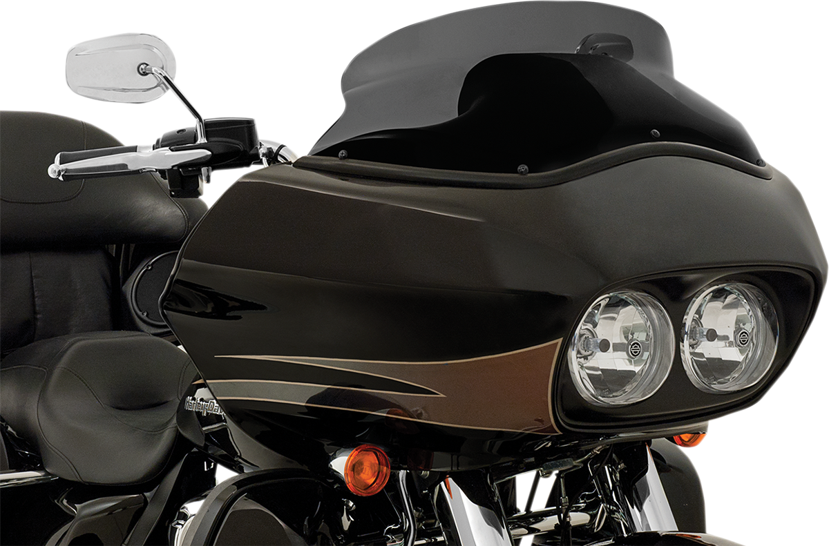 MEMPHIS SHADES Spoiler Windshield - 6-1/2" - Black - FLTR MEP86011