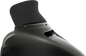 MEMPHIS SHADES Spoiler Windshield - 6-1/2" - Dark Black Smoke - FLH MEP84710