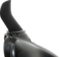 MEMPHIS SHADES Spoiler Windshield - 8-1/2" - Dark Black Smoke - FLH MEP84810