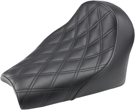 SADDLEMEN Renegade™ Solo Seat - Lattice Stitched - Black - Scout '18-'24 I18-33-002LS