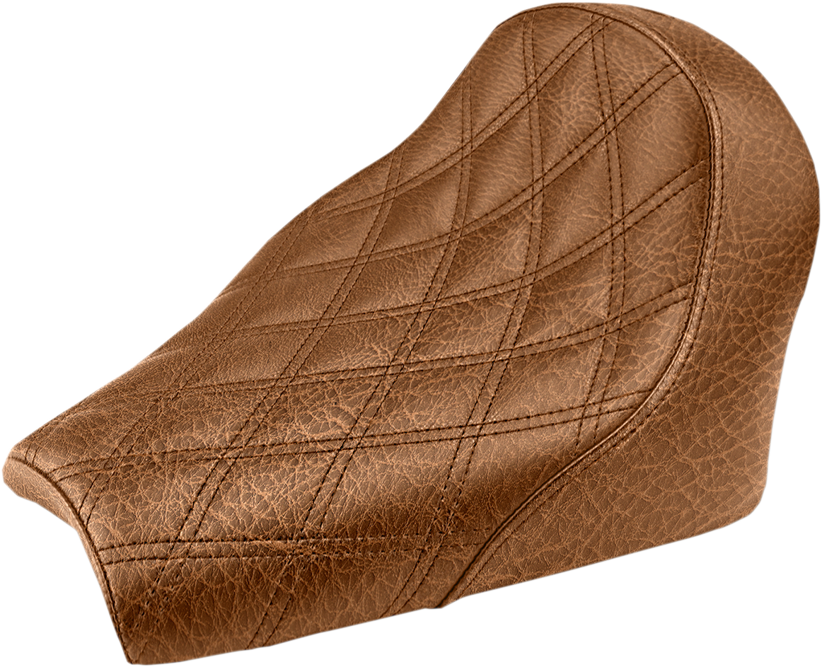 SADDLEMEN Renegade™ Solo Seat - Lattice Stitched - Brown - Scout '18-'24 I18-33-002BLS