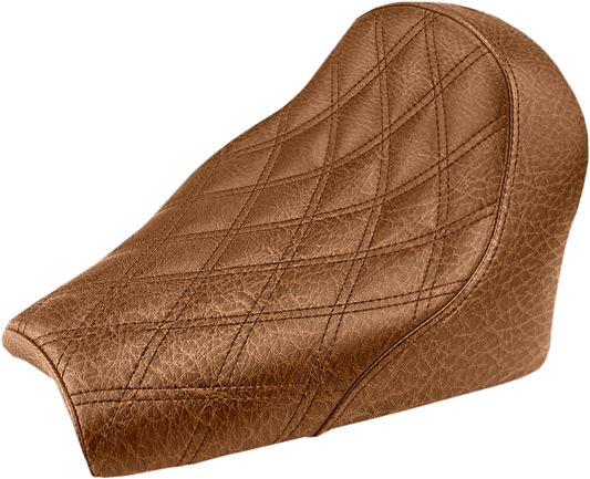 SADDLEMEN Renegade™ Solo Seat - Lattice Stitched - Brown - Scout '18-'24 I18-33-002BLS