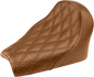 SADDLEMEN Renegade™ Solo Seat - Lattice Stitched - Brown - Scout '18-'24 I18-33-002BLS
