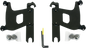 MEMPHIS SHADES Bullet Trigger Lock Mounting Kit - Covered Forks - Without Lightbar - Black MEB1975