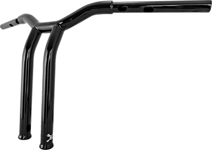 BURLY BRAND Dominator Handlebar - Touring/Softail - 14" - Black B12-6083B