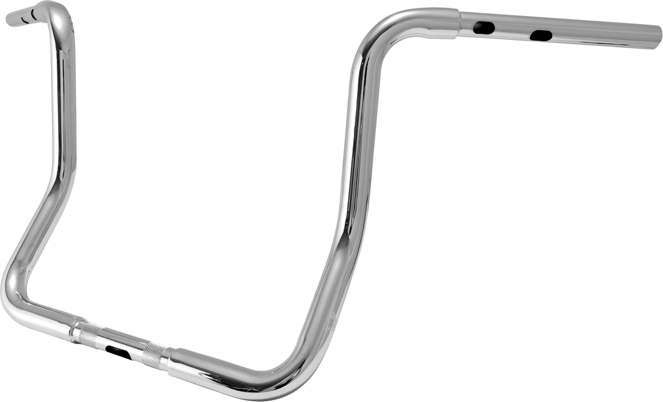 BURLY BRAND 1-1/4" Bagger Ape Hanger Handlebar - Touring - 15" - Chrome B12-2102C