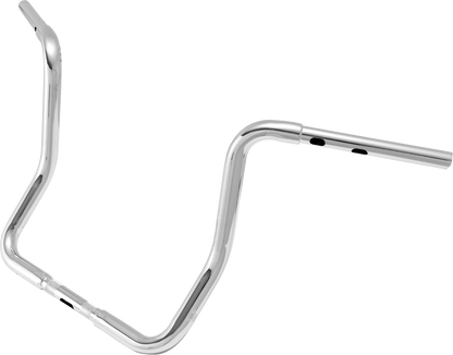 BURLY BRAND 1-1/4" Bagger Ape Hanger Handlebar - Touring - 15" - Chrome B12-2102C