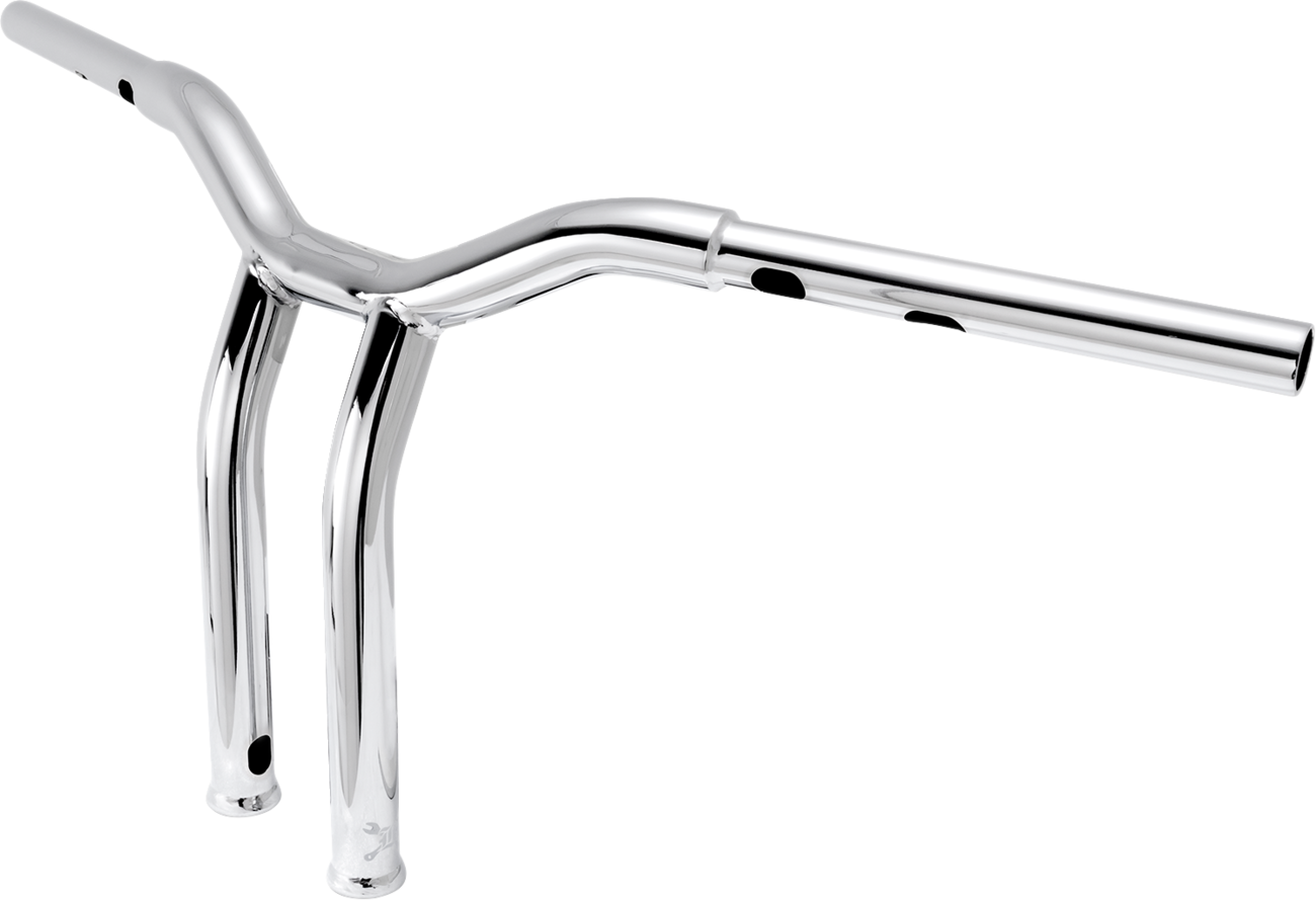 BURLY BRAND Dominator Handlebar - Touring/Softail - 12" - Chrome B12-6082C