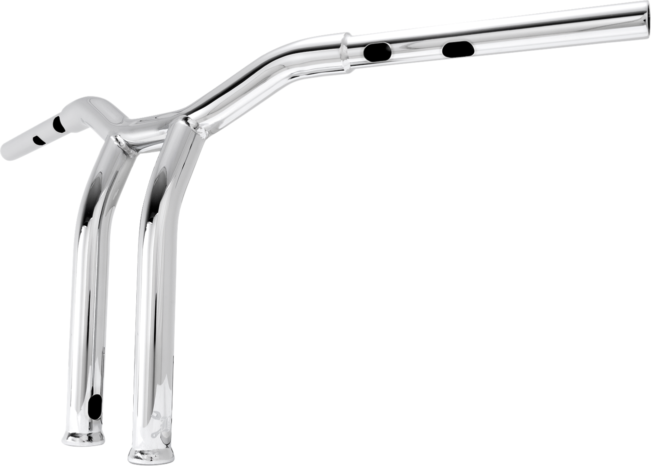 BURLY BRAND Dominator Handlebar - Touring/Softail - 12" - Chrome B12-6082C