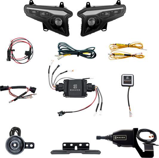 RAVEK Turn Signal Kit - Gen3 Speakeasy™ - Lever - Polaris Xpedition 64-9010SLH