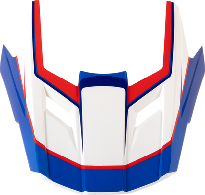Z1R Youth Dirt Maxx Visor Kit - Vortex - Red/White/Blue 0132-1948