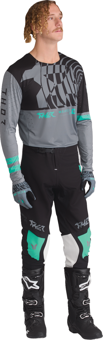 THOR Sportmode Mind Control Jersey - Charcoal/Black - XL 2910-8765