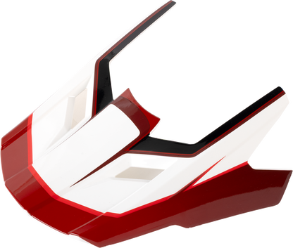 Z1R Youth Dirt Maxx Visor Kit - Vortex - Red/White 0132-1946