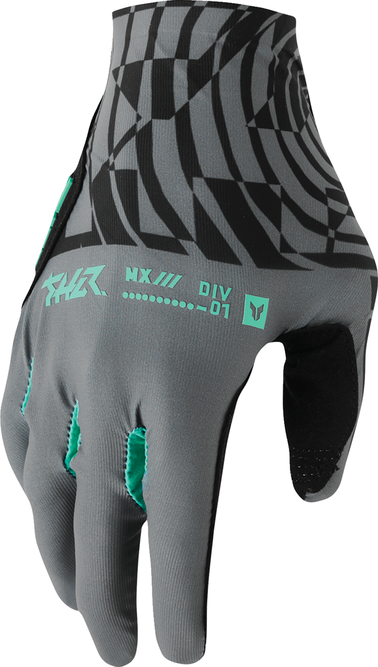 THOR Sportmode Mind Control Gloves - Charcoal/Black - 2XL 3330-9105