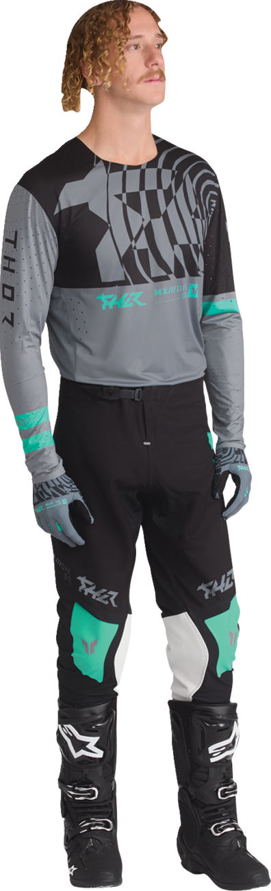 THOR Sportmode Mind Control Gloves - Charcoal/Black - XL 3330-9104