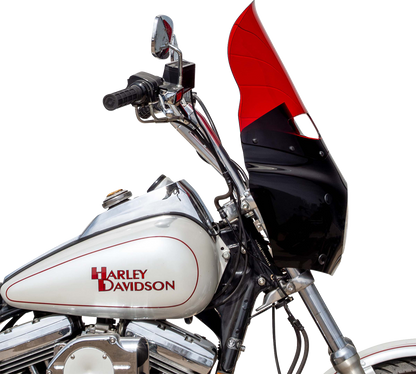 KLOCK WERKS Windshield - Road Warrior Fairing - 15" - Red KWW-06-0619
