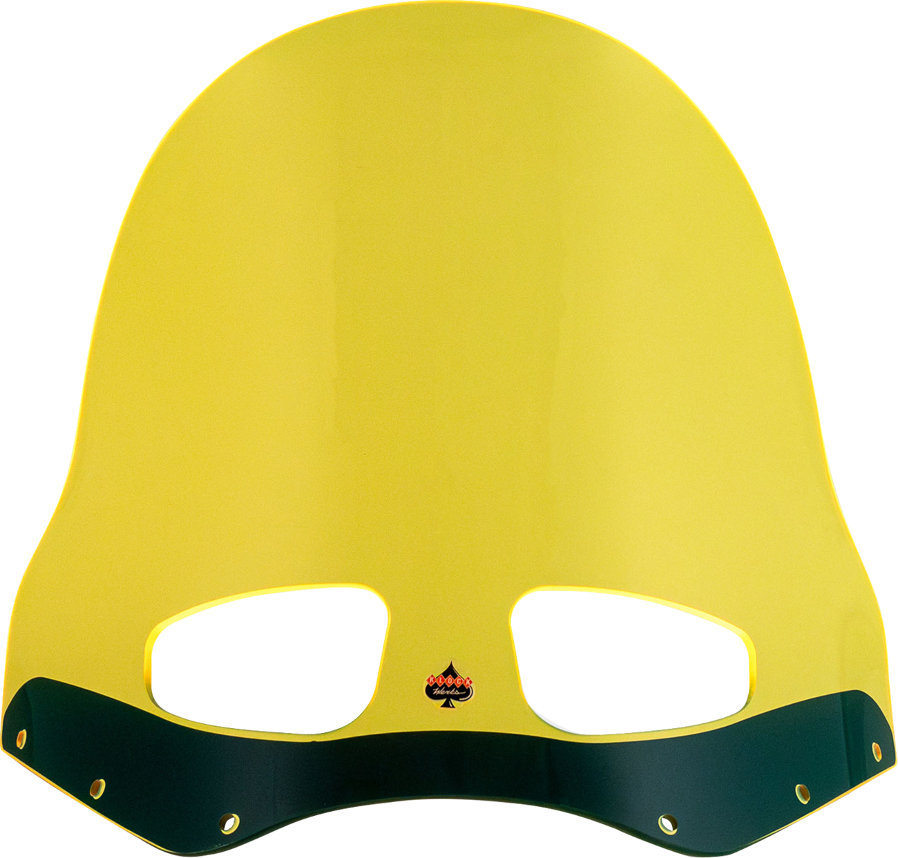 KLOCK WERKS Ice Flare® Windshield - 15" - Yellow Ice - Road Warrior Fairing KWW-06-0616