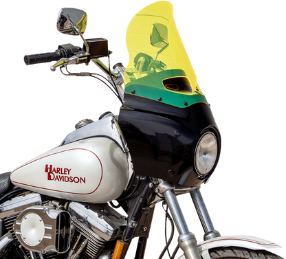 KLOCK WERKS Ice Flare® Windshield - 15" - Yellow Ice - Road Warrior Fairing KWW-06-0616