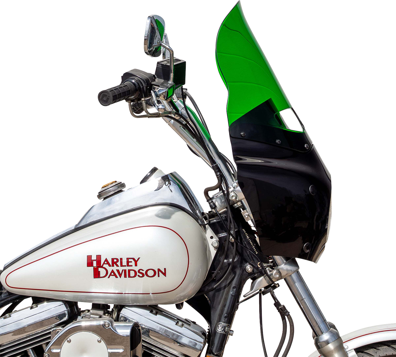 KLOCK WERKS Windshield - Road Warrior Fairing - 15" - Green KWW-06-0622