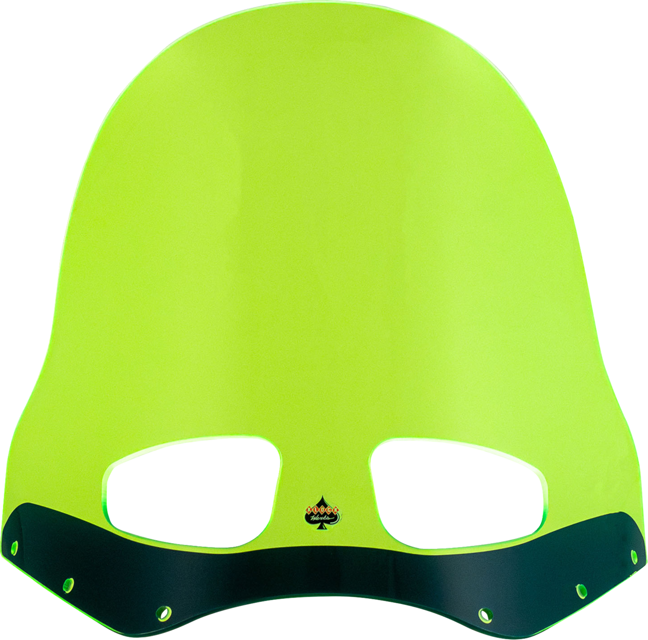KLOCK WERKS Ice Flare® Windshield - 15" - Green Ice - Road Warrior Fairing KWW-06-0617