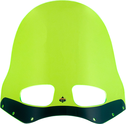 KLOCK WERKS Ice Flare® Windshield - 15" - Green Ice - Road Warrior Fairing KWW-06-0617