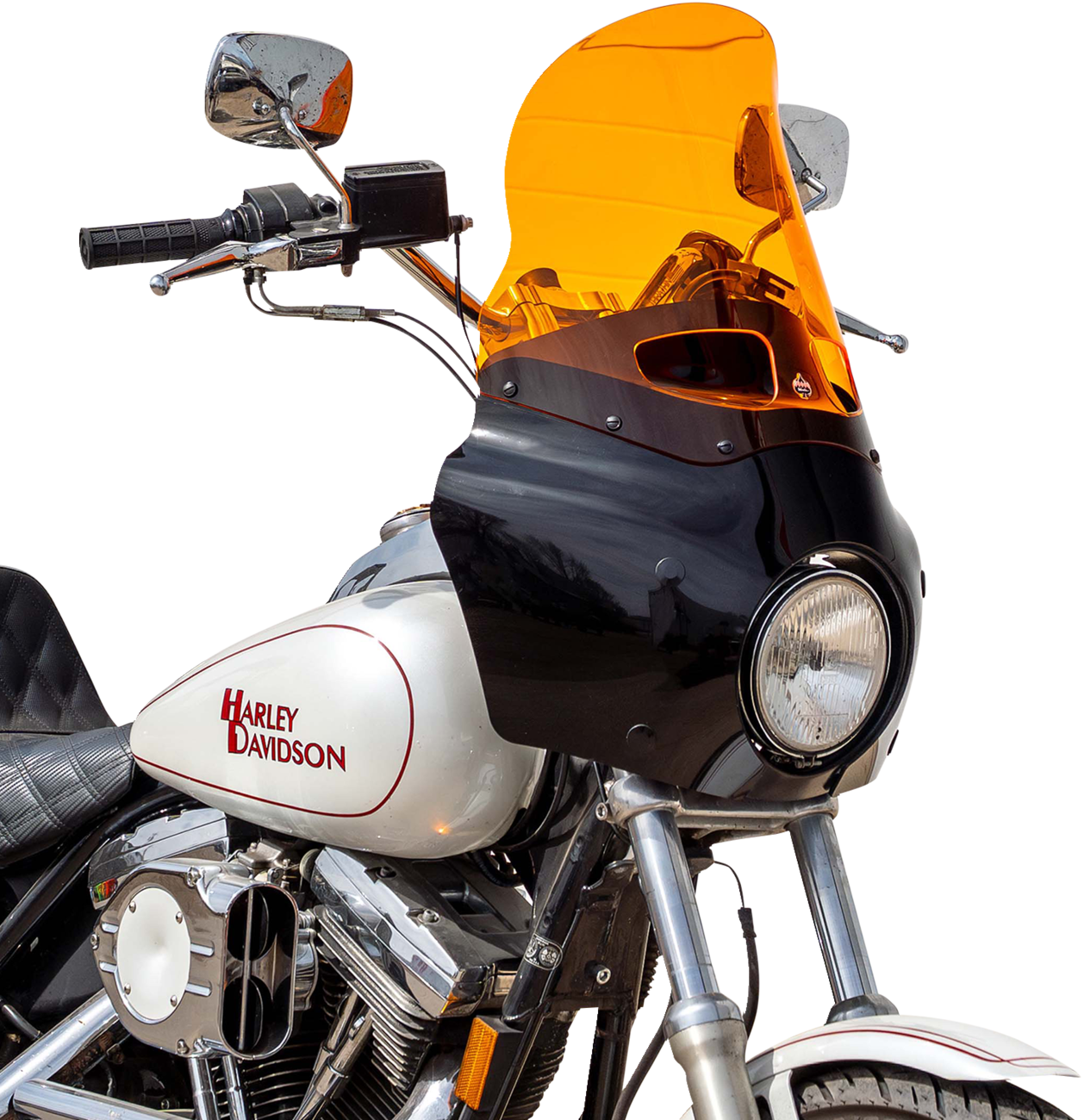 KLOCK WERKS Windshield - Road Warrior Fairing - 15" - Orange KWW-06-0620