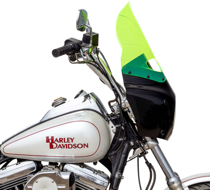 KLOCK WERKS Ice Flare® Windshield - 15" - Green Ice - Road Warrior Fairing KWW-06-0617