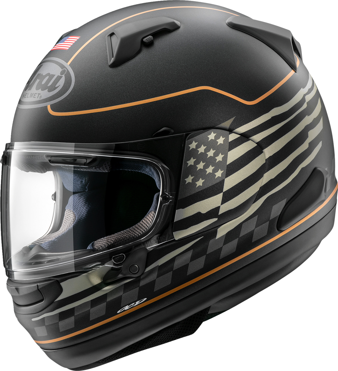 ARAI HELMETS Signet-X Helmet - US Flag - Black Frost - XS 0101-18517