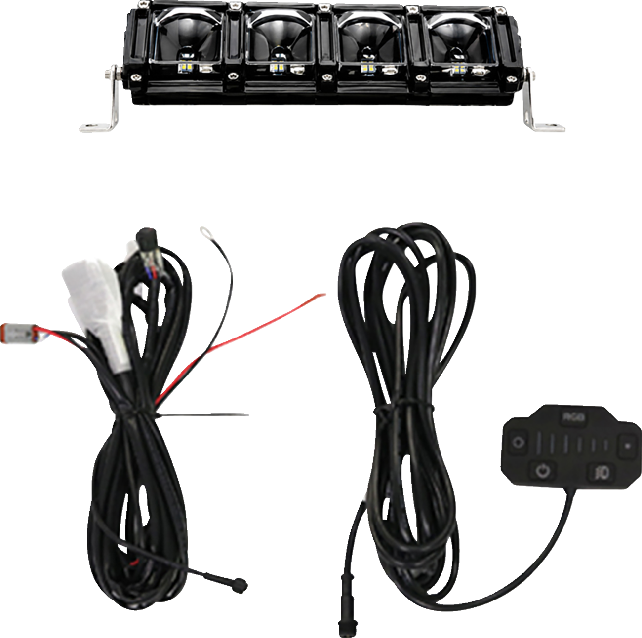 BRITE-LITES 10-Inch BL-OVW10 Multi-Mode LED Light Bar with RGB Backlighting