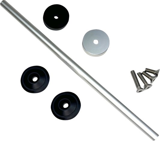 CUSTOM DYNAMICS Front Axle Cover Kit - Black - M8 CD-AC-B