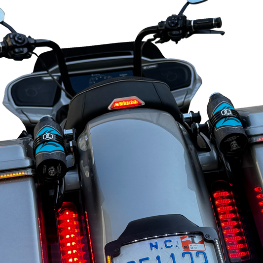 CUSTOM DYNAMICS Running/Brake Light - Seat Bolt Mounted - Smoke Lens CD-SBTL-23-S