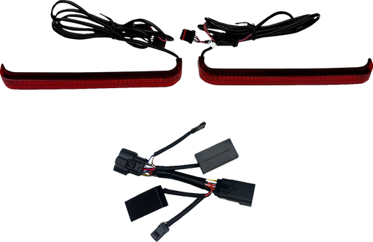 CUSTOM DYNAMICS Saddlebag Lights - Low Profile Red LEDs for Harley-Davidson 2026 Touring Models (Part CD-LP-2026-R)