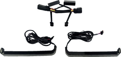 CUSTOM DYNAMICS Saddlebag Lights - Low Profile Red LEDs with Smoke Lens for Harley-Davidson Touring Models CD-LP-2026-S